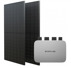 Комплект EcoFlow PowerStream - мікроінвертор 800W та сонячні панелі 2х400